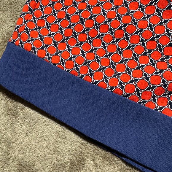 Ann Taylor Printed Nautical Shorts Women’s Size 6 | Red & Navy Chain Link - Picture 5 of 5